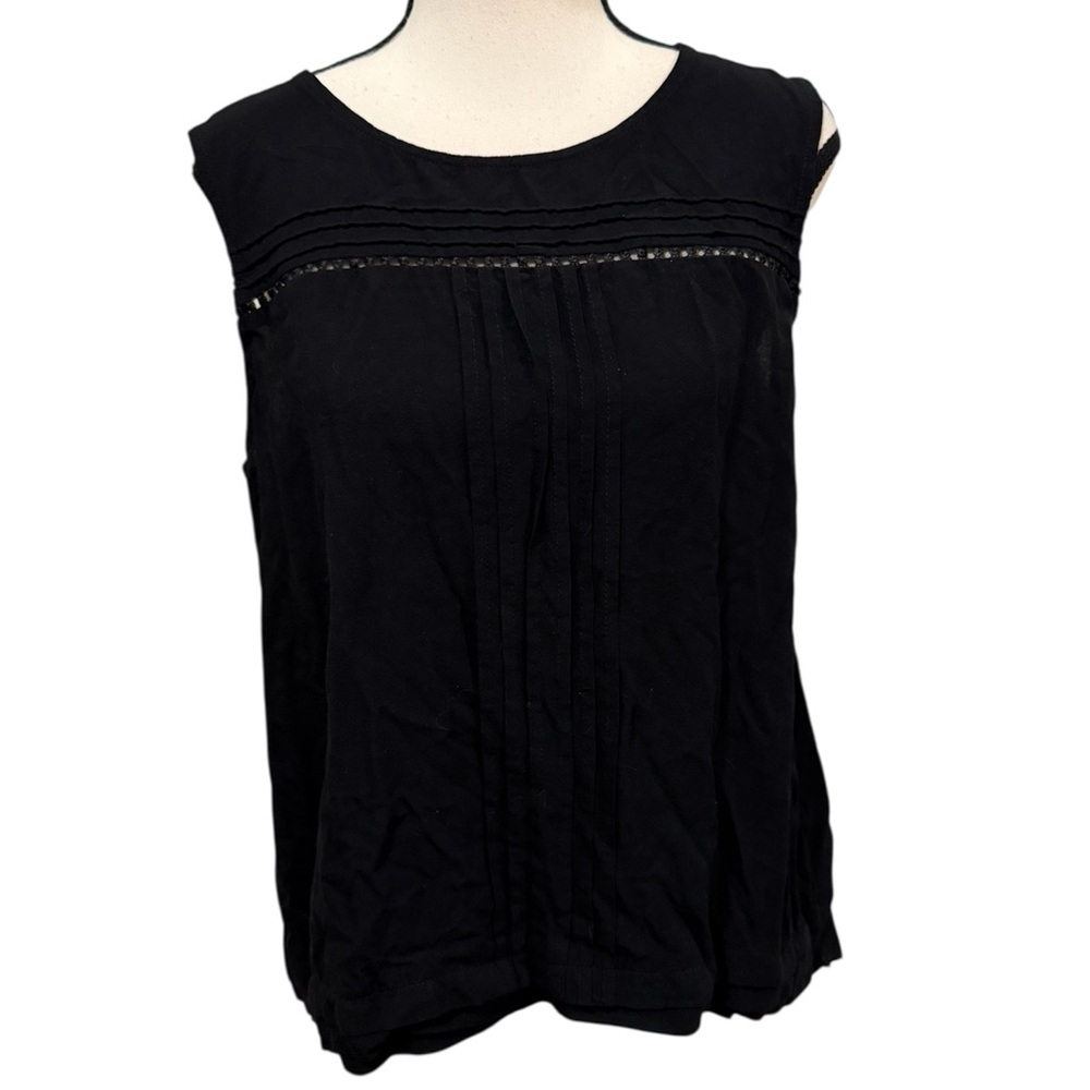 Orb Life |  Black Sleeveless Blouse